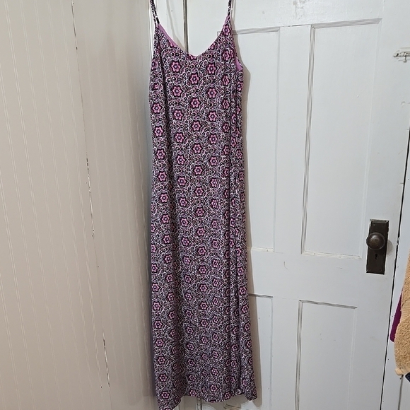 Catherine Malandrino Dresses & Skirts - Womens Catherine MALANDRINO Floral Pink Purple Geo Boho Maxi Medium